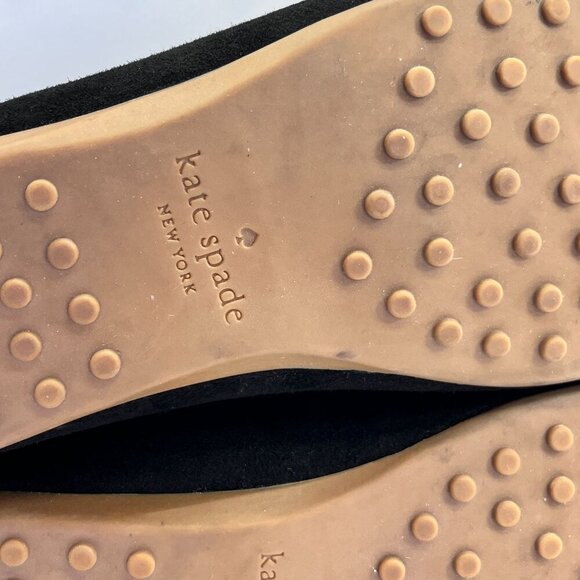 Kate Spade New York Women's Camellia Loafers Size 7.5 in Black Suede - Picture 12 of 14